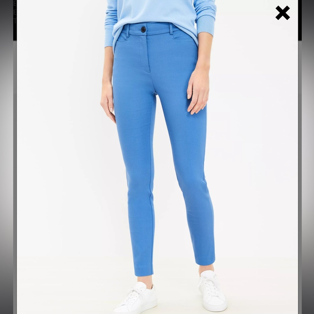 LOFT Blue Skinny Pants